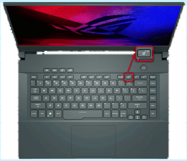 Asus tuf тачпад
