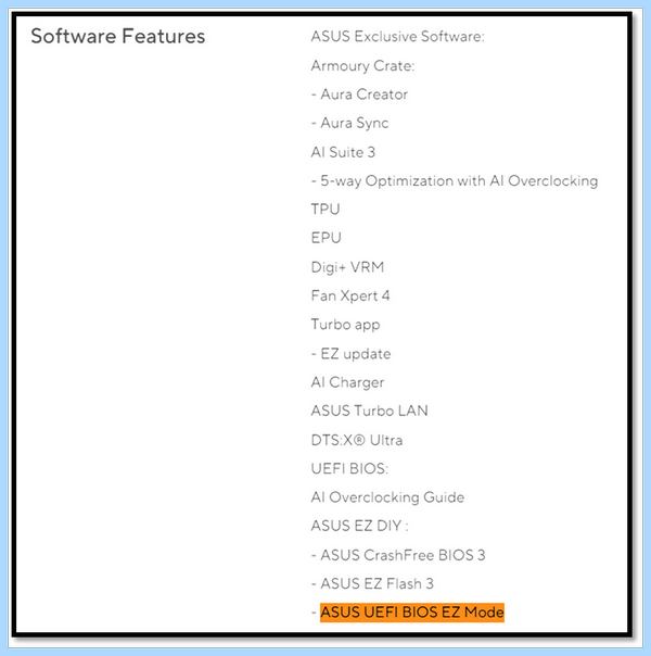 Asus uefi bios ez mode