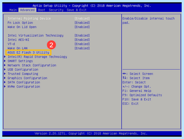 Asus uefi bios utility
