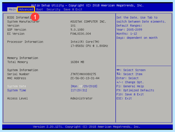 Asus uefi bios utility