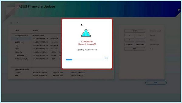 Asus uefi bios