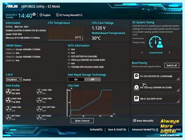 Asus установка windows 10 с флешки