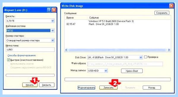 Asus установка windows 7 с флешки
