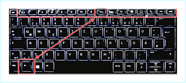 Asus zenbook подсветка клавиатуры