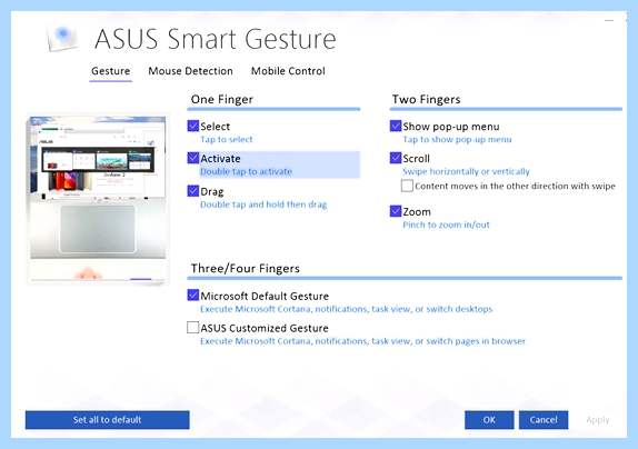 Asus zenbook тачпад