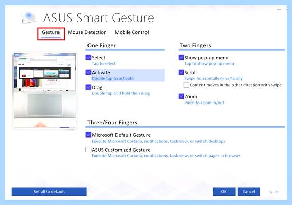 Asus zenbook тачпад