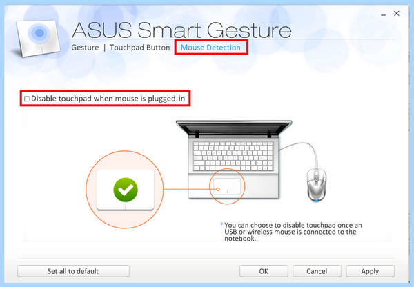 Asus zenbook тачпад