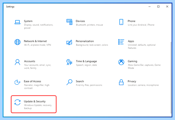 Win 10 до заводских настроек