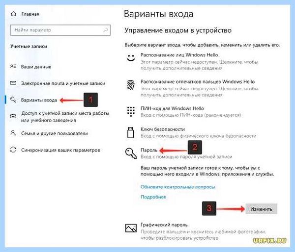 Win 10 как убрать пароль при входе