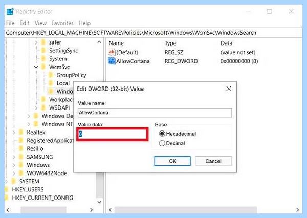Win 10 как удалить cortana