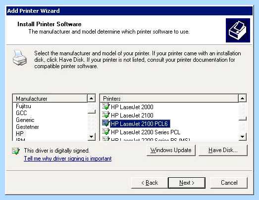 Win 10 проблема с сетевым принтером