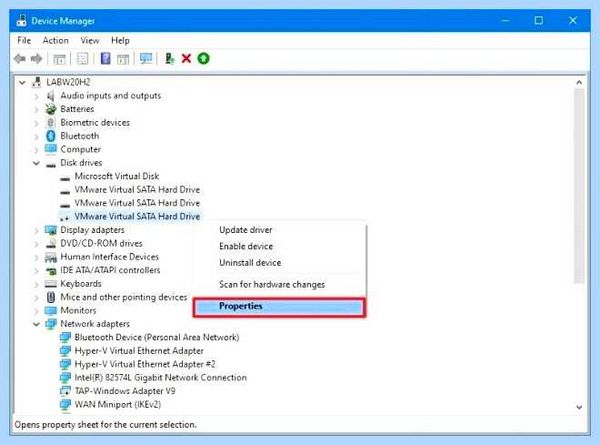 Win 10 видит