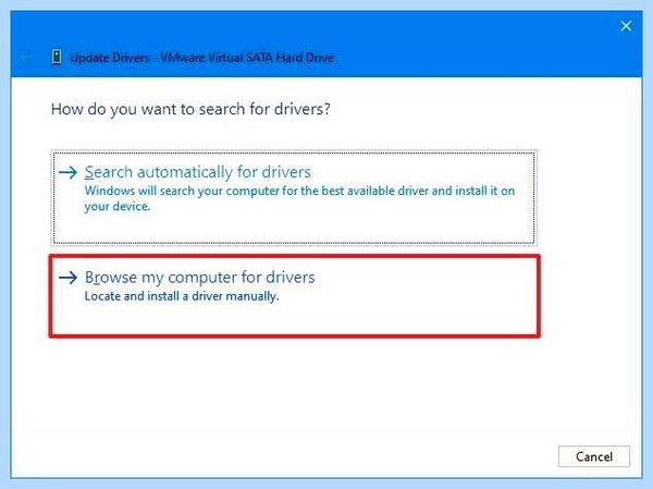 Win 10 видит