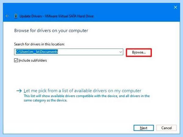 Win 10 видит
