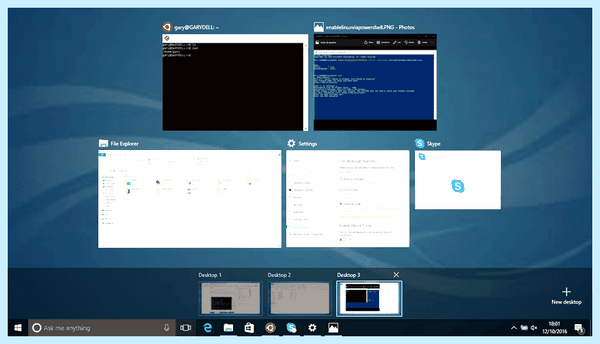 Windows 10 2 рабочих стола (windows, рабочий, стол, рабочий стол, рабочих столов, рабочими столами) Windows 10 2 рабочих стола