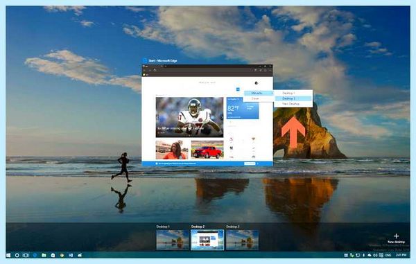 Windows 10 2 рабочих стола (windows, рабочий, стол, рабочий стол, рабочих столов, рабочими столами) Windows 10 2 рабочих стола