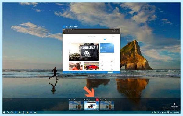 Windows 10 2 рабочих стола (windows, рабочий, стол, рабочий стол, рабочих столов, рабочими столами) Windows 10 2 рабочих стола
