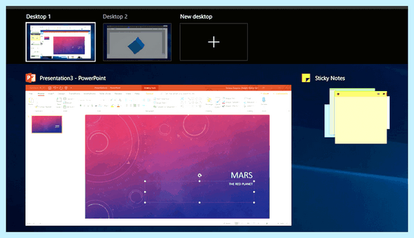 Windows 10 2 рабочих стола (windows, рабочий, стол, рабочий стол, рабочих столов, рабочими столами) Windows 10 2 рабочих стола