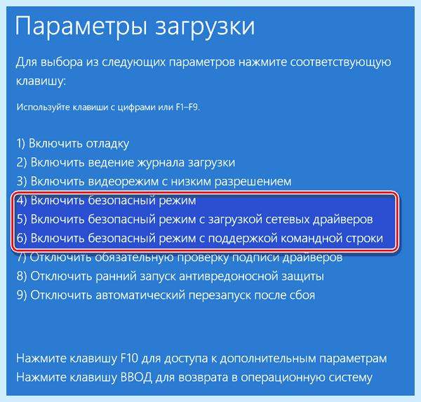 Windows 10 безопасный режим как войти