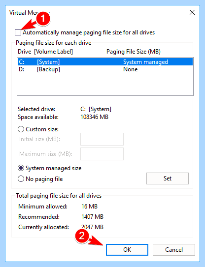 Windows 10 доступна не вся оперативная память