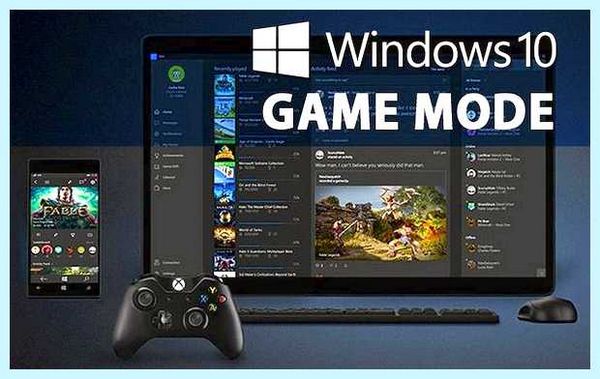 Windows 10 game mode