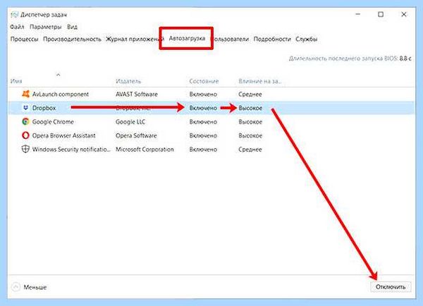 Windows 10 грузит диск на 100