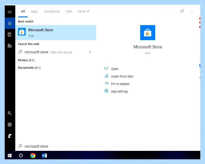 Windows 10 microsoft store