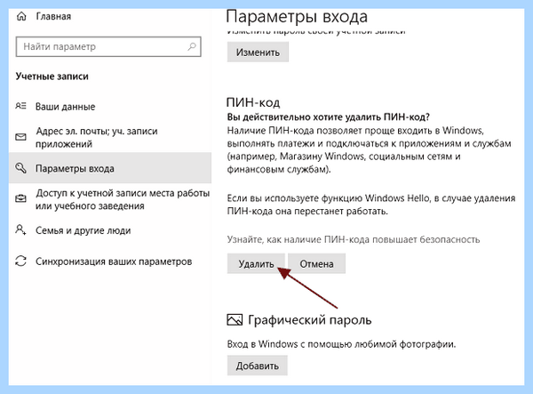 Windows 10 pro отключить пароль при входе