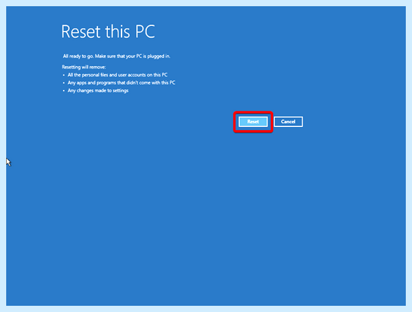 Windows 10 pro сброс до заводских настроек