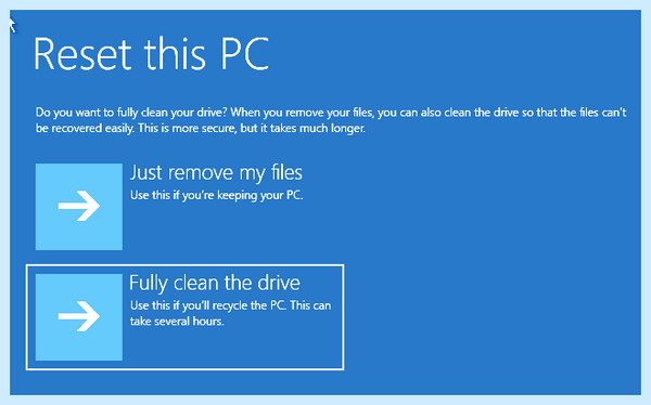Windows 10 pro сброс до заводских настроек