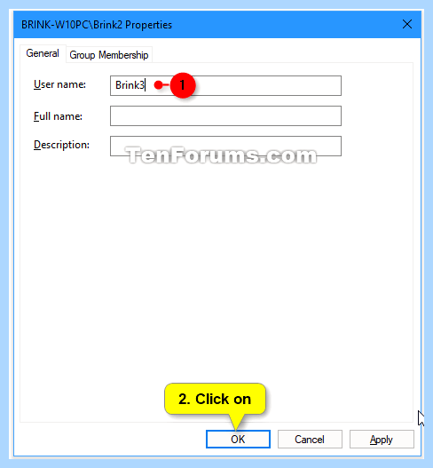 Windows 10 rename user (windows, rename, user, user account, local user) Windows 10 rename user