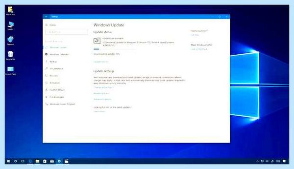 Windows 10 update
