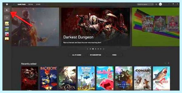 Windows 10 xbox game