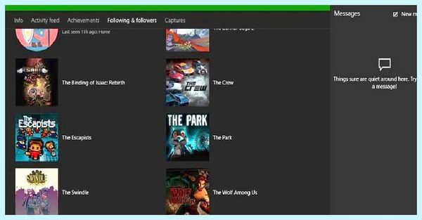 Windows 10 xbox game