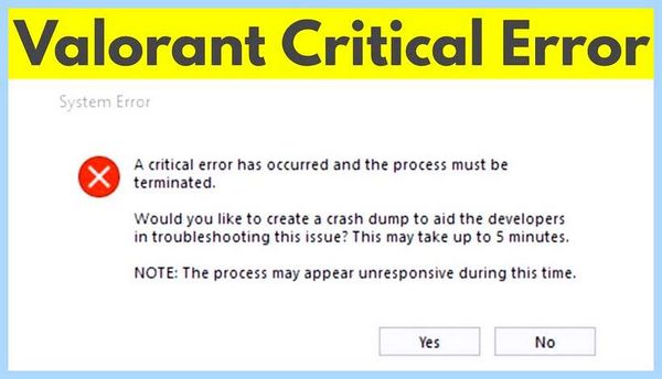 A critical error has occurred if you