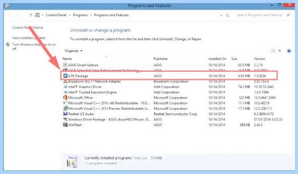 Atk package asus windows 10 что это