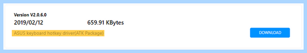 Atkacpi driver and hotkey related