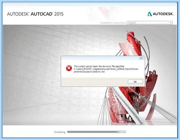Autocad не запускается