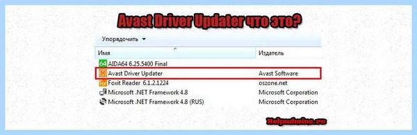 Avast driver updater