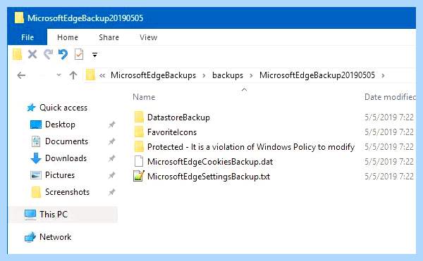 Backups что это за папка