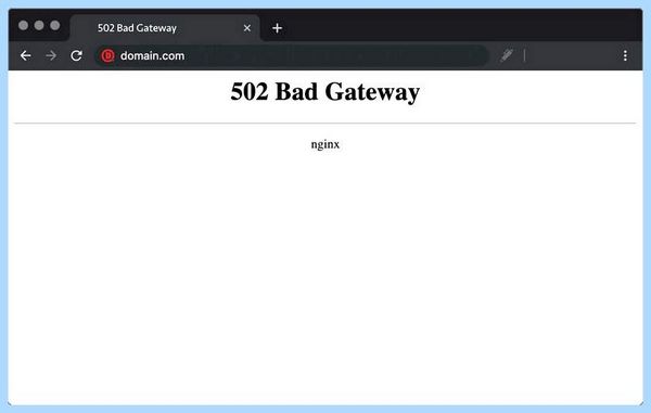 Bad gateway что это причине на сайт зайдёт Bad gateway что это причине на сайт зайдёт
