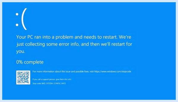 Bad system config windows 10 как исправить Запомните букву раздела Bad system config windows 10 как исправить Запомните букву раздела