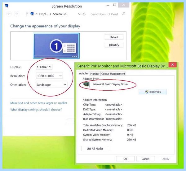 Basic display driver In most cases, you Basic display driver In most cases, you