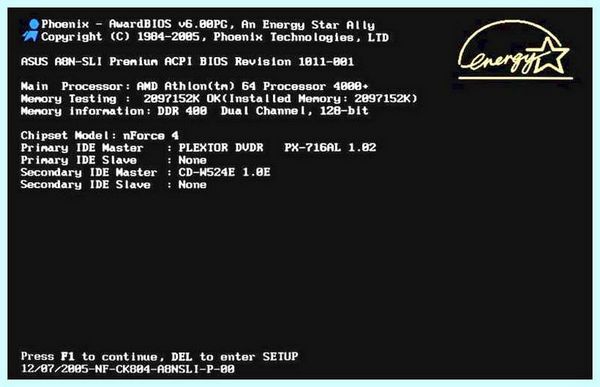 Bios hp probook