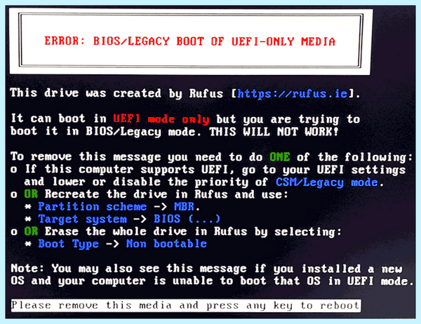 Bios legacy boot of uefi Рассмотрим два варианта как