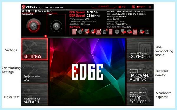 Bios msi настройка (bios, настройка, UEFI BIOS, BIOS UEFI, Secure Erase) Bios msi настройка