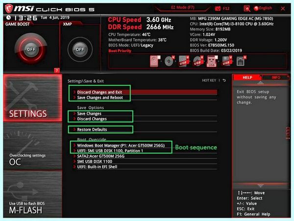 Bios msi настройка (bios, настройка, UEFI BIOS, BIOS UEFI, Secure Erase) Bios msi настройка