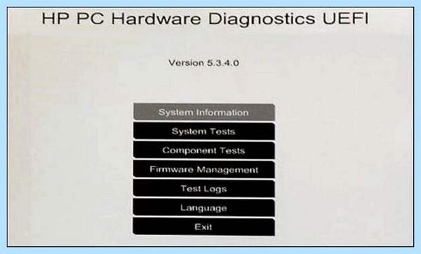 Bios на ноутбуке hp