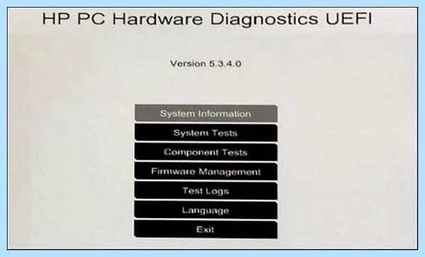 Bios на ноутбуке hp