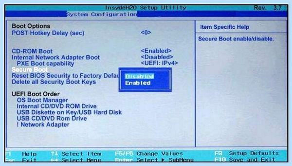 Bios secure boot (bios, secure, boot, Secure Boot) Bios secure boot